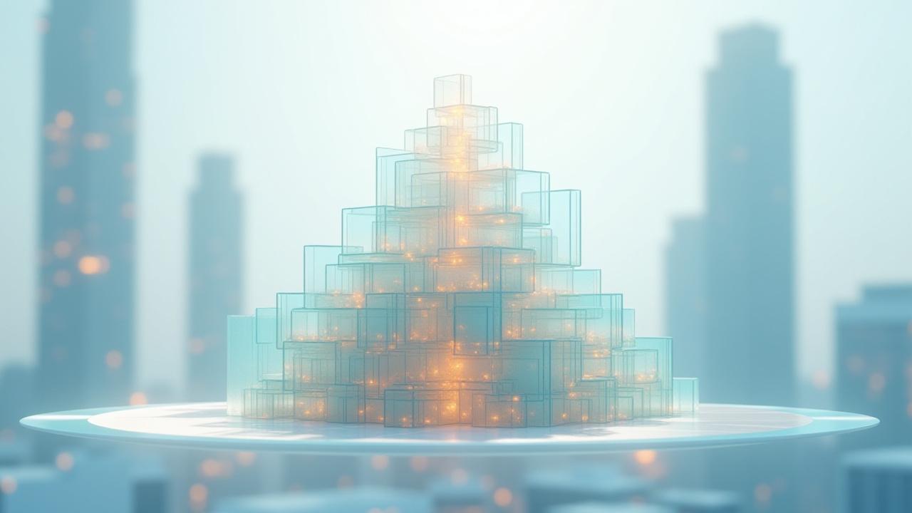 Abstract architectural blueprint representing strategic HR planning