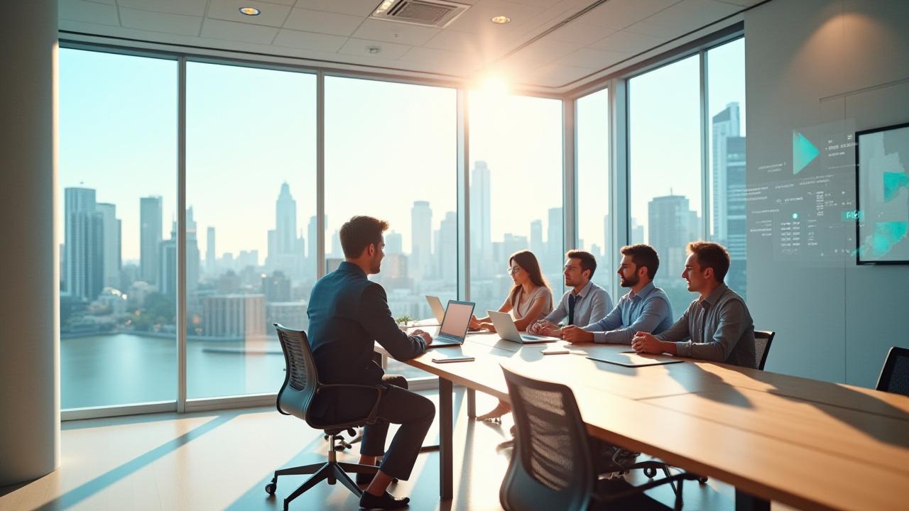 Modern collaborative office in Southbank Victoria